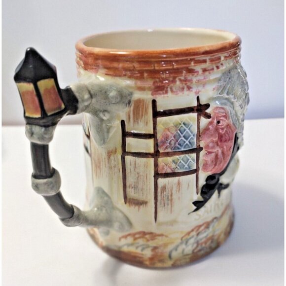 Lancaster Sandland England Hand Painted Dickens Mug Sairy Gamp & Weller 16 oz - Picture 6 of 11